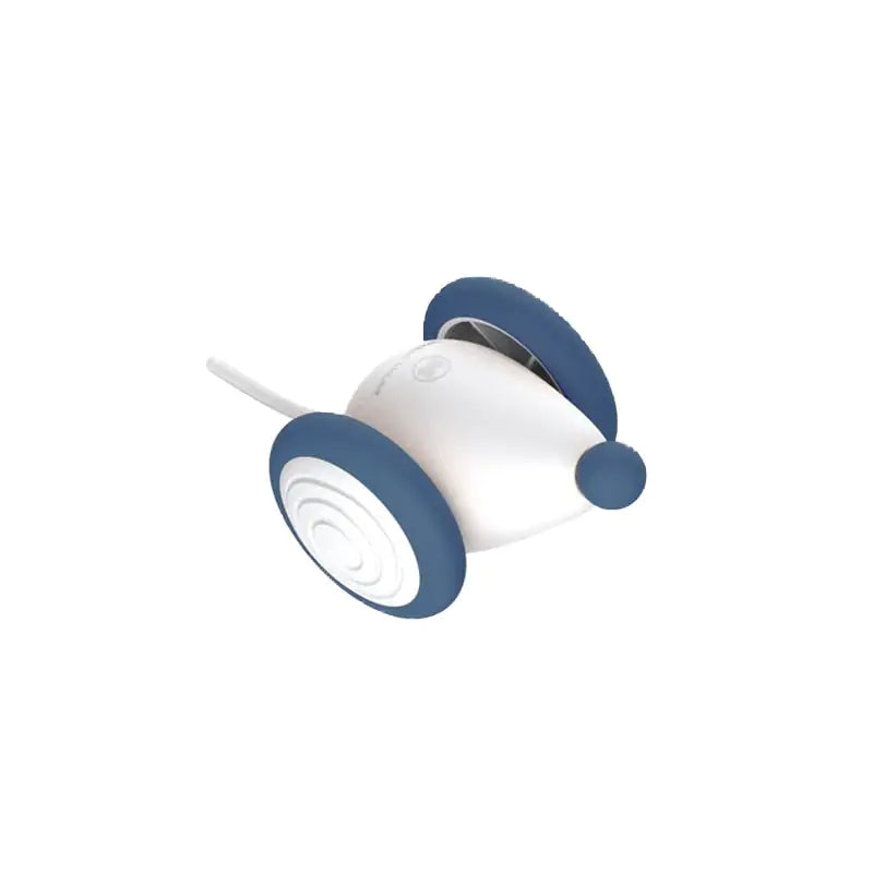 Blue Interactive Wicked Mouse Cat Toy on a white background