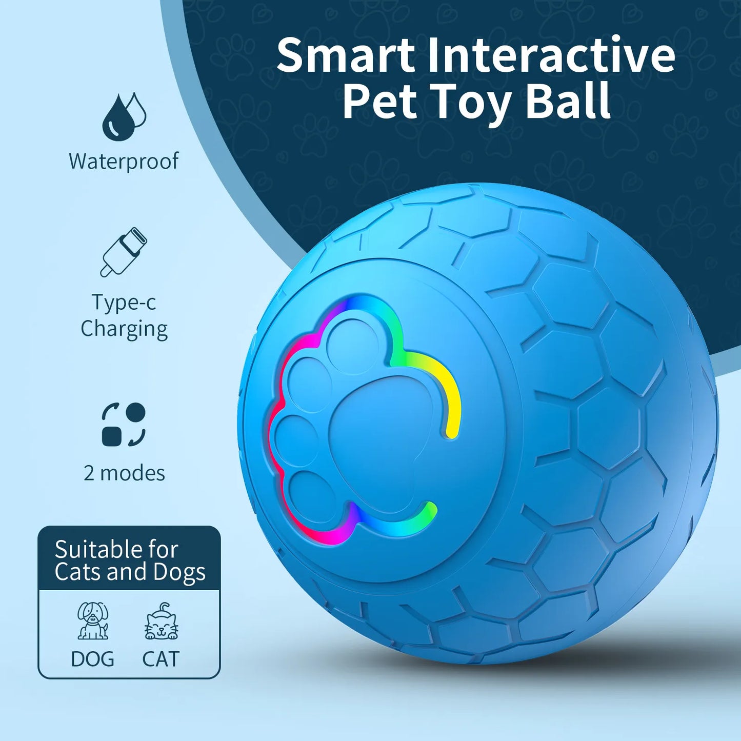 SmartPlay Rolling Pet Ball