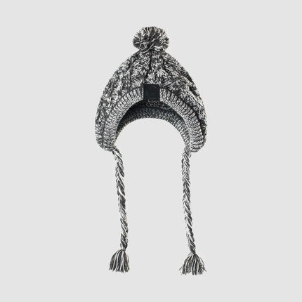 grey wool hat, white background