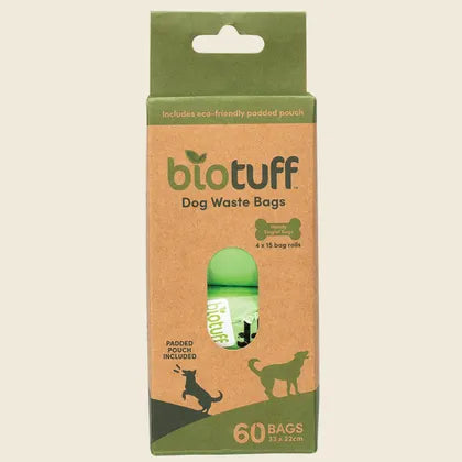 Biotuff Dog Waste Bag Refills (60 Bags)