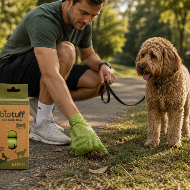 Biotuff Dog Waste Bags & Dispenser