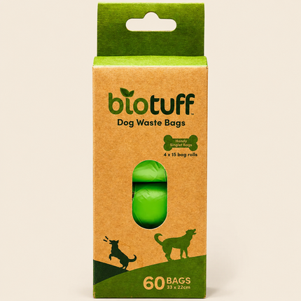 Biotuff Dog Waste Bag Refills (60 Bags)