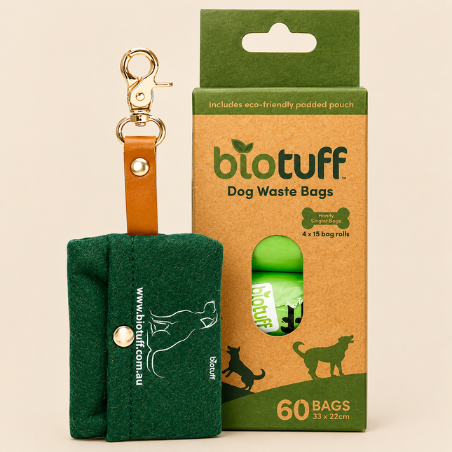 Biotuff Dog Waste Bags & Dispenser