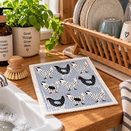RetroKitchen Chook Sponge Cloth
