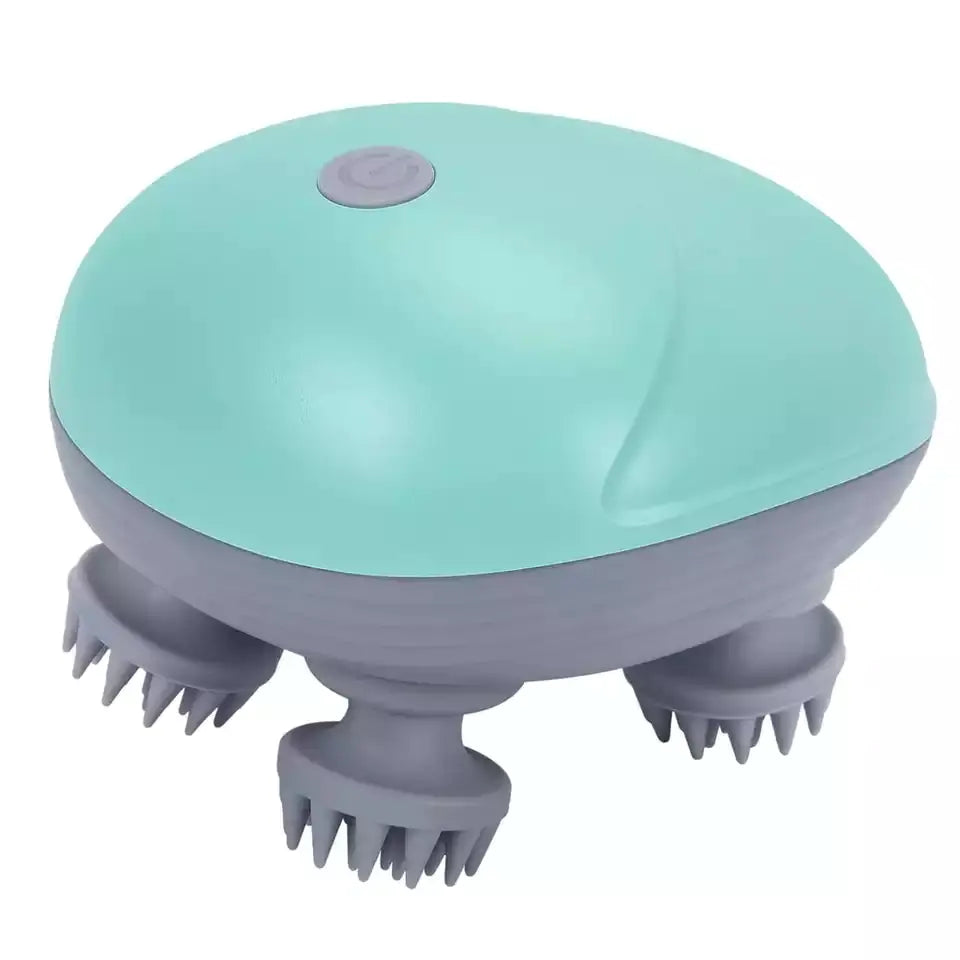 Green colored Paws & Relax Wireless Massager on a white background 