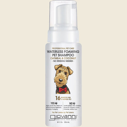 Giovanni Professional Pet Care Waterless Foaming Shampoo – 236ml