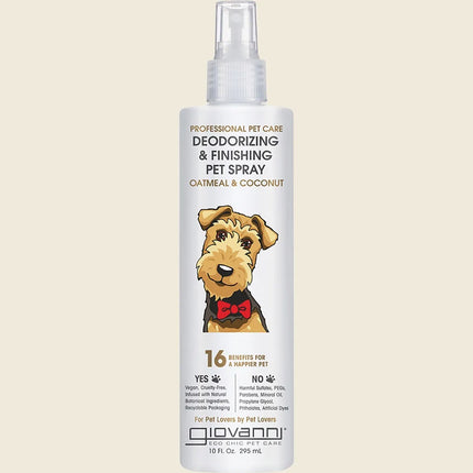 Giovanni Professional Pet Care Deodorizing & Finishing Spray – 295ml