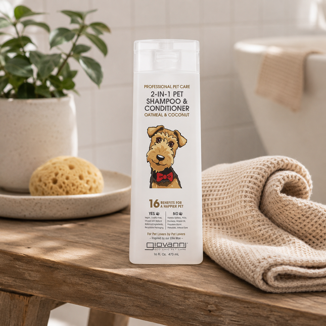 Giovanni Professional Pet Care 2-in-1 Shampoo & Conditioner – 473ml