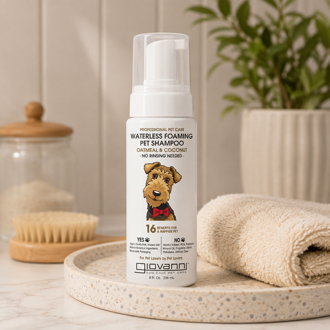 Giovanni Professional Pet Care Waterless Foaming Shampoo – 236ml