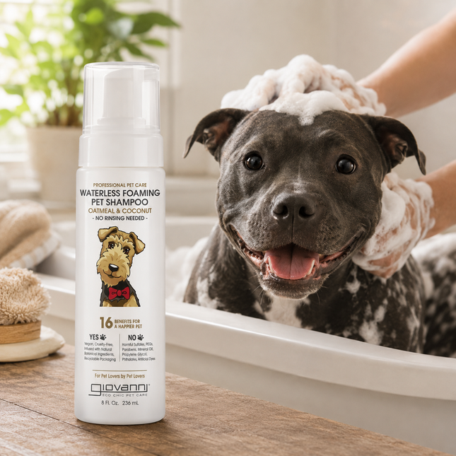 Giovanni Professional Pet Care Waterless Foaming Shampoo – 236ml