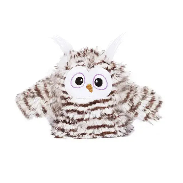 owl toy on white background