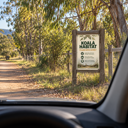 Koala Habitat Sign
