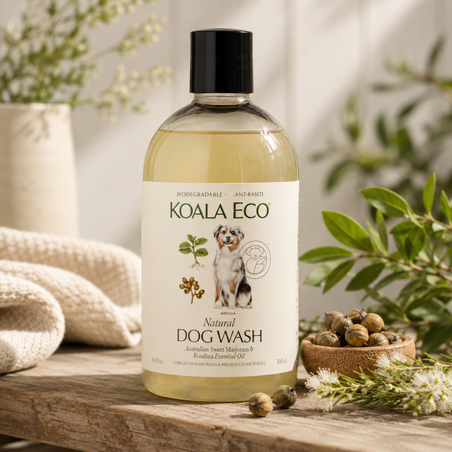 Koala Eco Dog Wash – Marjoram & Rosalina 500ml