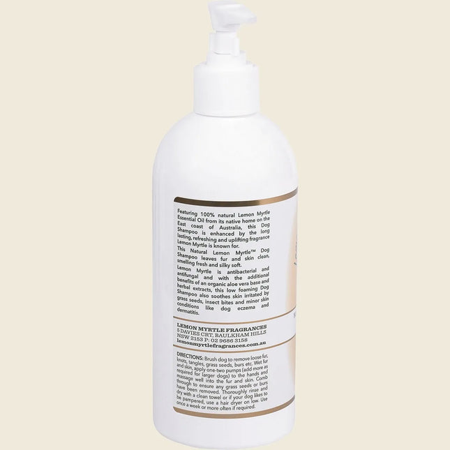 Lemon Myrtle Fragrances Dog Shampoo – 250ml