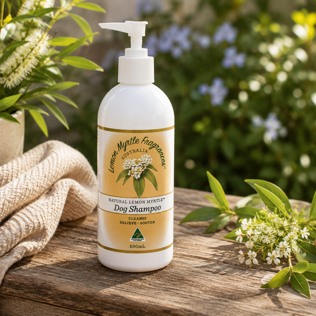 Lemon Myrtle Fragrances Dog Shampoo – 250ml