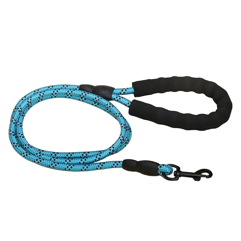 Blue Power Leash on a white background.