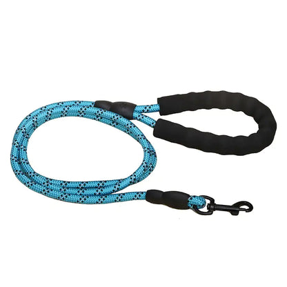 Blue Power Leash on a white background.