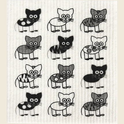 RetroKitchen Cat Sponge Cloth