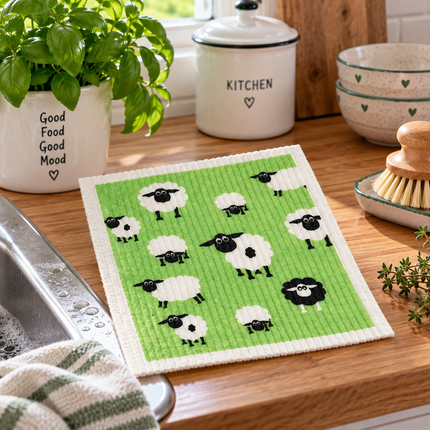 RetroKitchen Sheep Sponge Cloth