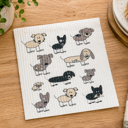 RetroKitchen Dog Sponge Cloth