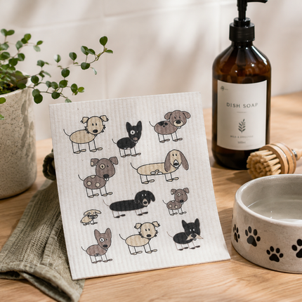 RetroKitchen Dog Sponge Cloth