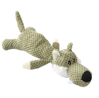 wolf munchie chew toy white background 