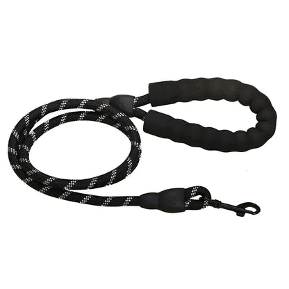 Black Power Leash on a white background.