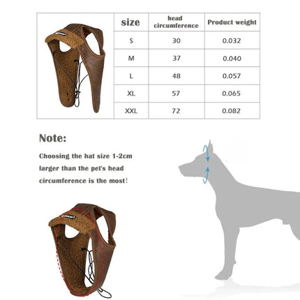 Windproof Aviator Dog Hat - with Ear Protection