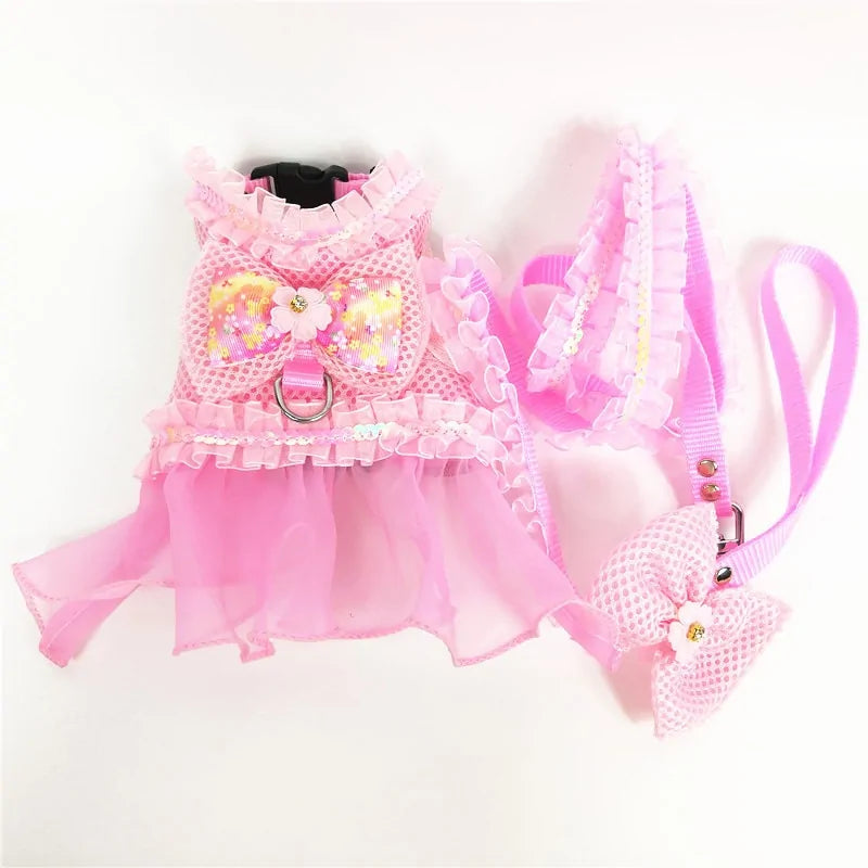 Pink Divine Princess Pet Ensemble on white background 