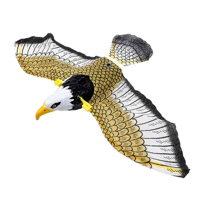 Eagle design flapping bird cat toy on a white background